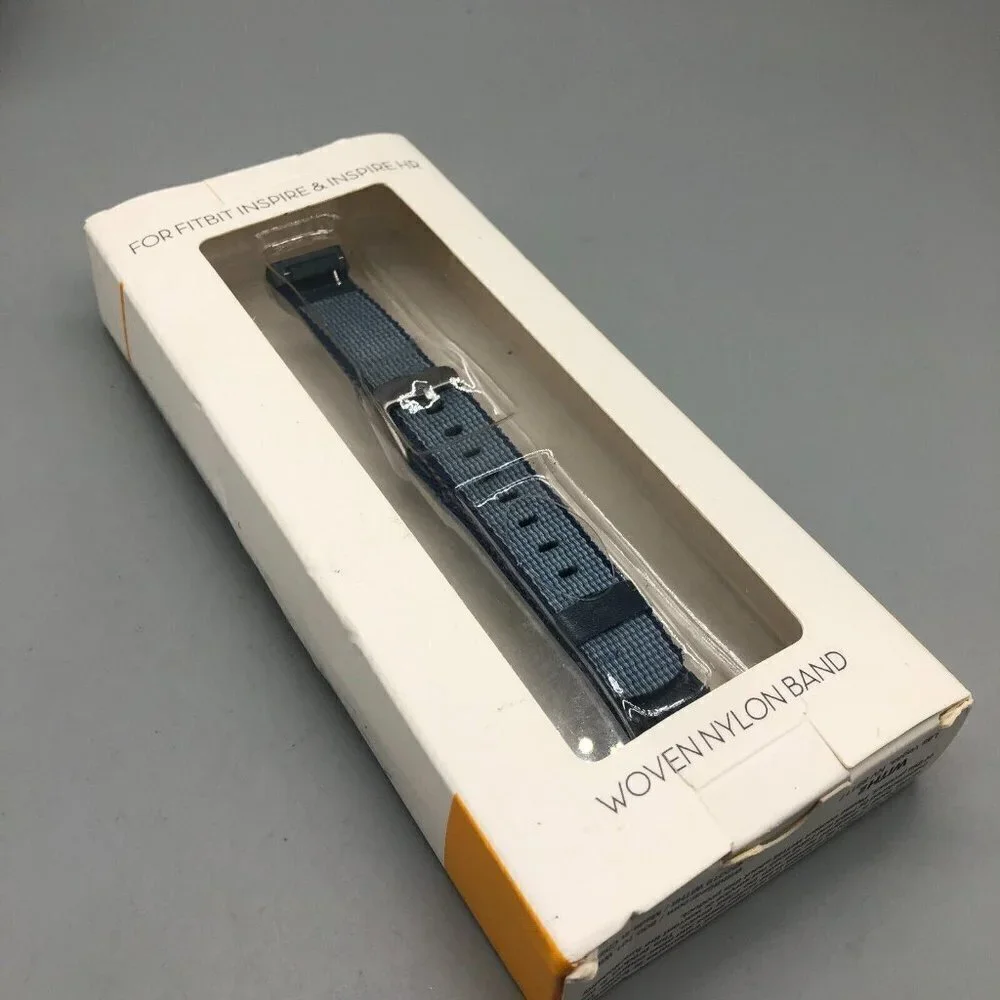 3/$30 Blue Woven Nylon Band For Fitbit Inspire & Inspire HR Women Men Adult